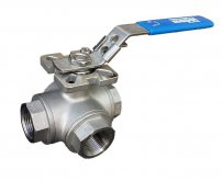 3-Way ball valve (threaded) серия 35